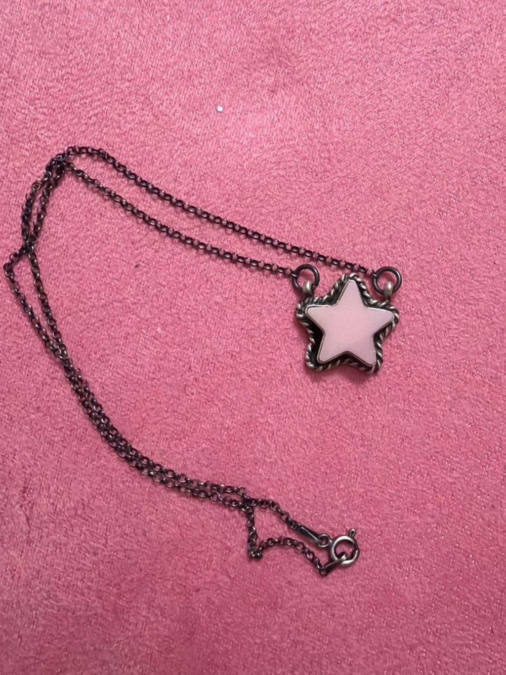 Pink Conch Star Necklace